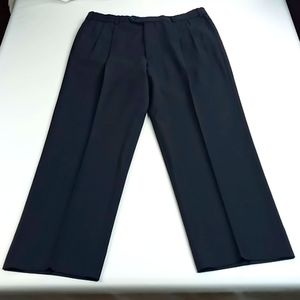 Brooks Brothers 100% Wool Pleated Dress Pants Size 36/34 Navy